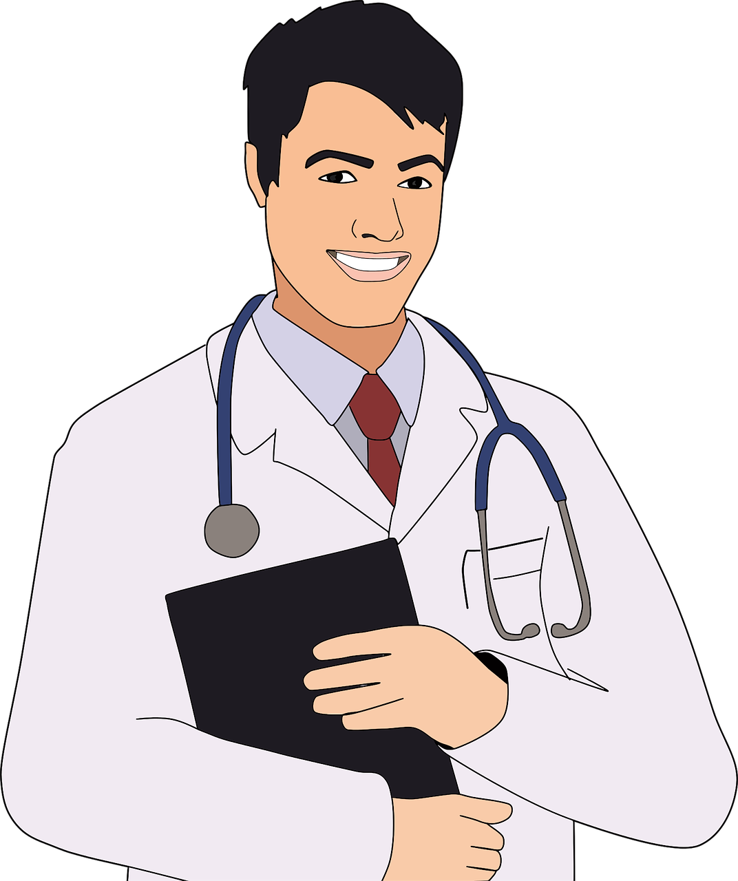 boy, cartoon, checkup